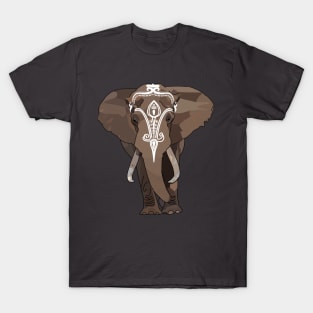 Elephant tribal tattoo T-Shirt